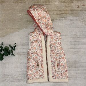 Little Lass | Floral Puffer Vest